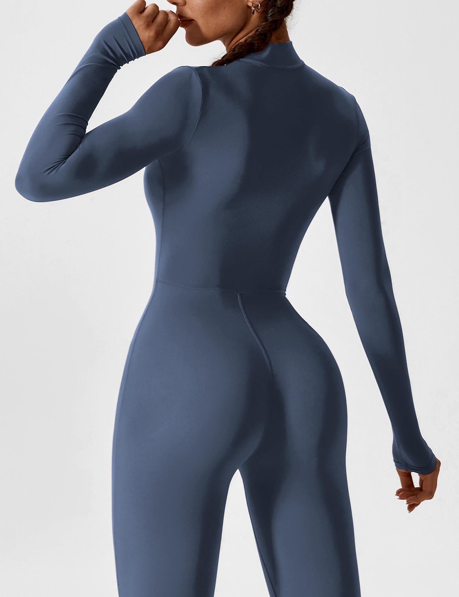 Willow Silk Crepe Long Sleeve Jumpsuit Exclusive Edition Signature Collection