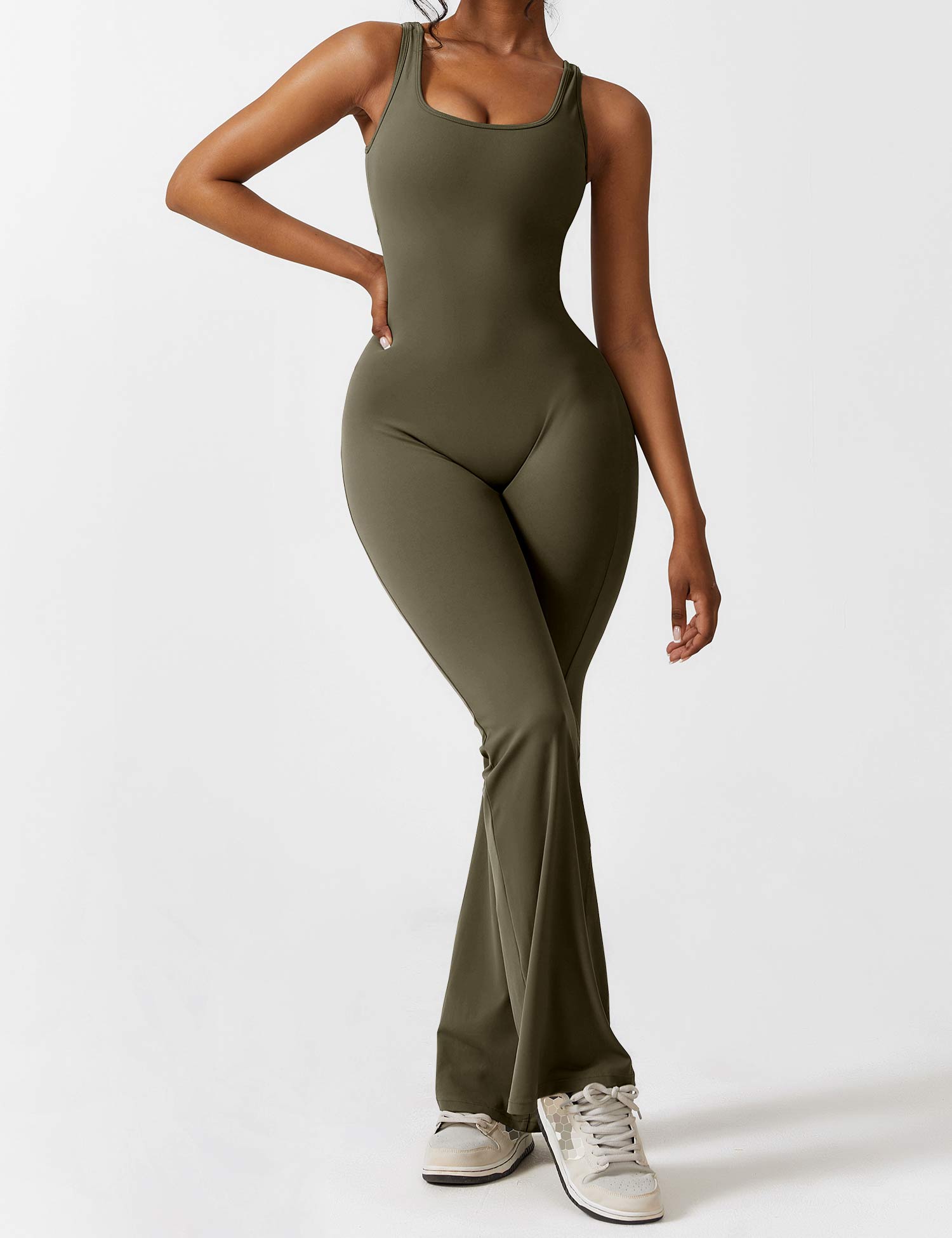 Livia Flared Jumpsuit Crepe Luxe Exclusive