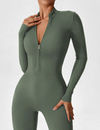 Willow Silk Crepe Long Sleeve Jumpsuit Exclusive Edition Signature Collection