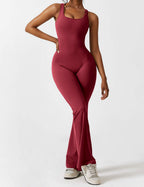 Livia Flared Jumpsuit Crepe Luxe Exclusive